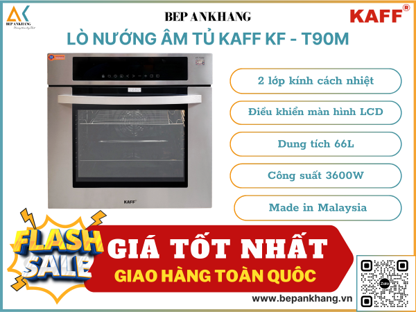 Lò nướng âm tủ KAFF KF - T90M - Made in Malaysia